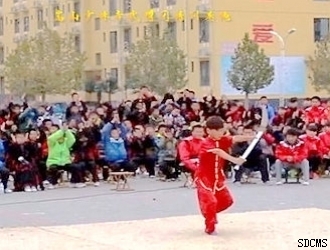 少林寺武术学校校运会武术套路比赛